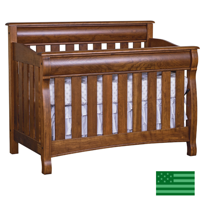 Amish Caspian 4 in 1 Convertible Baby Crib